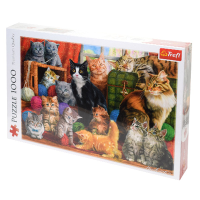Macska találkozó 1000 db-os puzzle – Trefl
