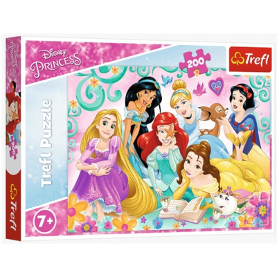 Disney Hercegnők vidám világa 200 db-os puzzle – Trefl