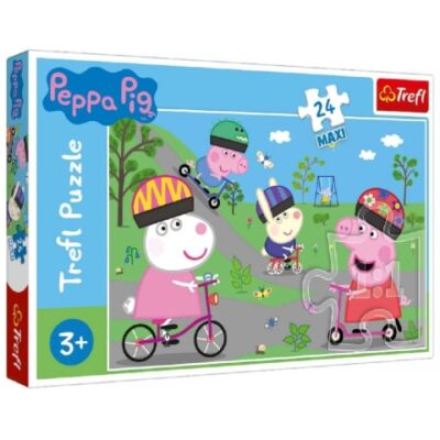 Peppa malac: Peppa aktív napja 24 db-os maxi puzzle – Trefl