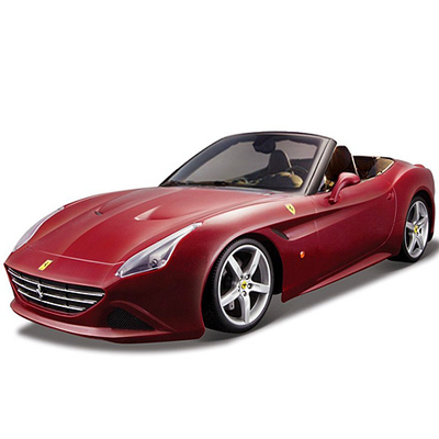 Bburago: Ferrari California T nyitott bordó fém autómodell 1/43