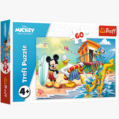 Mickey és barátai a parton 60 db-os puzzle -Trefl