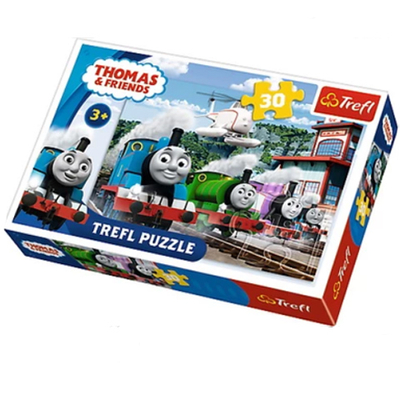 Thomas és barátai, Verseny a síneken 30 db-os Puzzle – Trefl