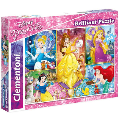 Disney hercegnők 104 db-os puzzle – Clementoni