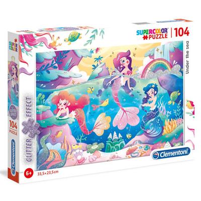 A víz alatt glitteres 104 db-os puzzle – Clementoni