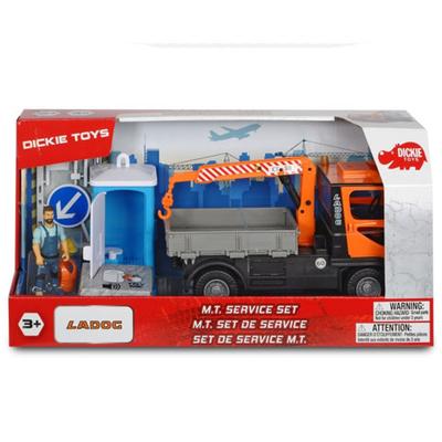 Toi-Toi szállító autó kiegészítőkkel és hanggal – Dickie Toys