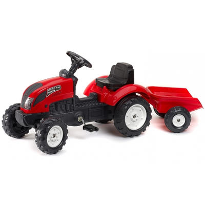 Garden Master 620i lábbal hajtós traktor piros színben - FALK