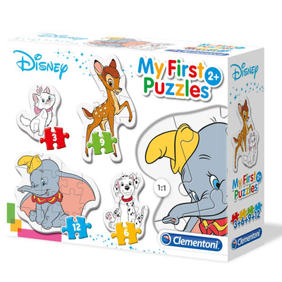 Disney állatok 4 az 1-ben puzzle szett – Clementoni