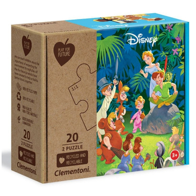 Disney Pán Péter és A Dzsungel könyve 2×20 db-os puzzle – Clementoni