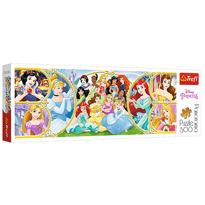 Disney Hercegnők panoráma puzzle 500 db-os – Trefl