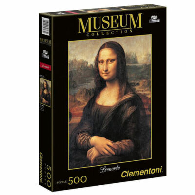 Museum Collection: Leonardo Da Vinci – Mona Lisa 500 db-os puzzle – Clementoni
