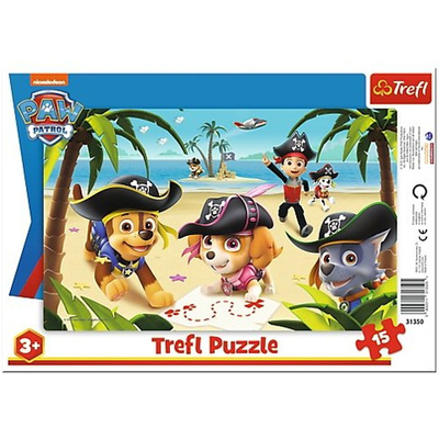 Mancs őrjárat: Barátok 15 db-os keretes puzzle – Trefl