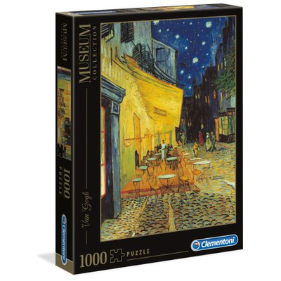 Clementoni Museum Collection: Vincent Van Gogh – Éjjeli kávézó 1000 db-os puzzle