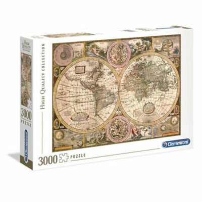 Antik világtérkép HQC 3000 db-os puzzle – Clementoni