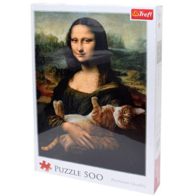 Mona Lisa és a doromboló macska 500 db-os puzzle – Trefl