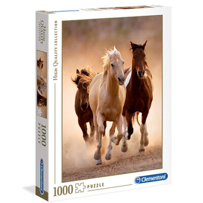 Vágtázó lovak HQC 1000 db-os puzzle – Clementoni