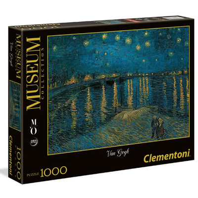 Museum Collection: Vincent Van Gogh – Csodálatos éjszaka a Rhone fölött 1000 db-os puzzle – Clementoni