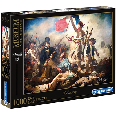 Eugène Delacroix A Szabadság vezeti a népet Múzeum puzzle 1000 db-os – Clementoni