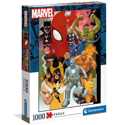 High Quality Collection: Marvel szuperhősök 80-as évek 1000 db-os prémium HQC puzzle 69×50 cm – Clementoni