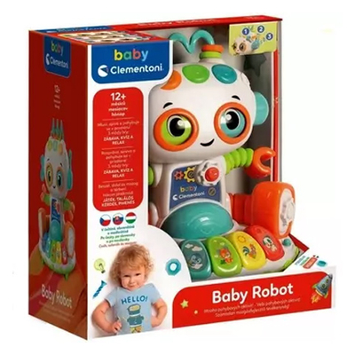 Baby interaktív robot fénnyel és hanggal – Clementoni