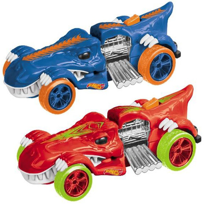 Hot Wheels – Mighty Speeders: T-Rextroyes kisautó fénnyel és hanggal 13 cm