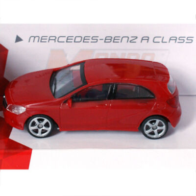 Fast Road: Mercedes-Benz A Class piros fém autómodell 1/43 – Mondo Motors