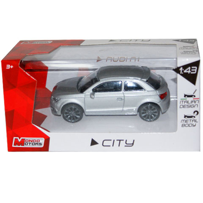 City Collection: Audi A1 szürke kisautó 1/43 – Mondo