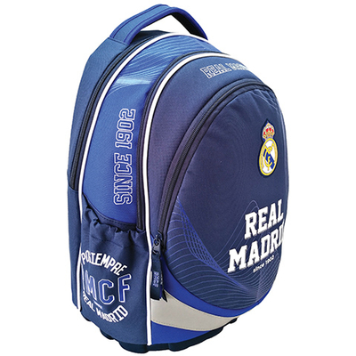 Real Madrid ergonomikus lekerekített iskolatáska, hátizsák