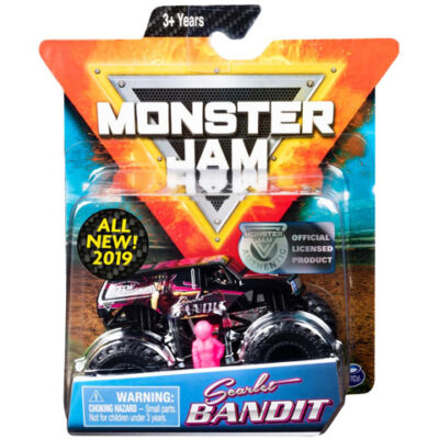 Monster Jam: Scarlet Bandit járgány figurával – Spin Master