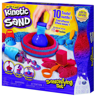 Kinetic Sand – Homokgyurma szett kiegészítőkkel 907g