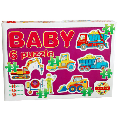 Baby Puzzle munkagépek – D-Toys