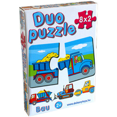 DUO Puzzle munkagépekkel – D-Toys