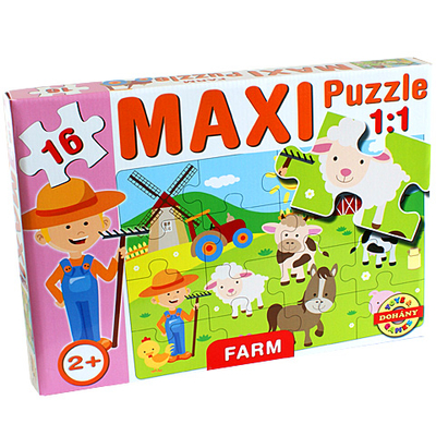 Maxi puzzle Farm állatokkal – D-Toys