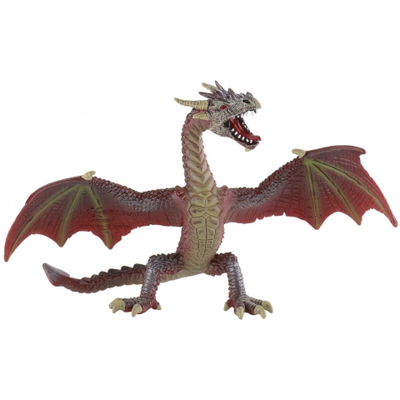 Vörös-barna sárkány játékfigura – Bullyland