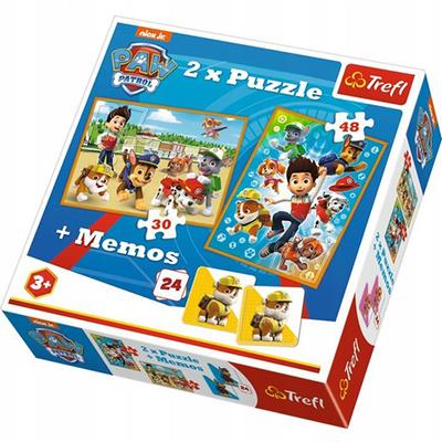 Mancs őrjárat 2 az 1-ben puzzle és memória játék – Trefl