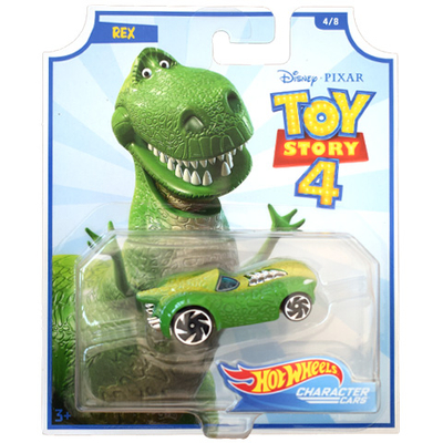 Hot Wheels Toy Story 4: Rex kisautó 1/64 – Mattel