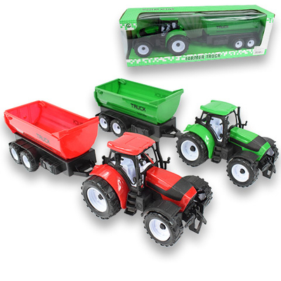 Farm traktor pótkocsival