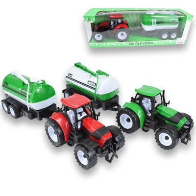 Farm traktor tartálykocsival