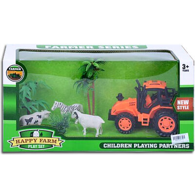 Happy Farm Traktor állatokkal