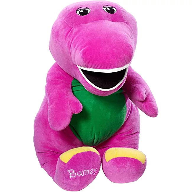 Barney plüss dinoszaurusz 28 cm-es