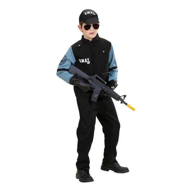 Amerikai S.W.A.T kommandós jelmez - 128 cm