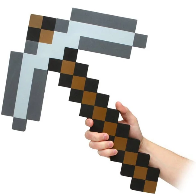 Minecraft: Szivacs vas csákány 45cm