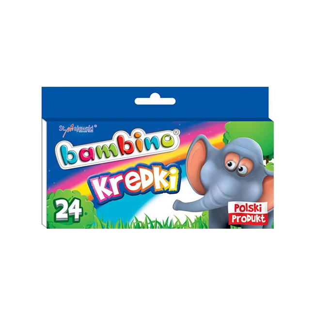 Bambino: Prémium színes zsírkréta 24 db-os szett