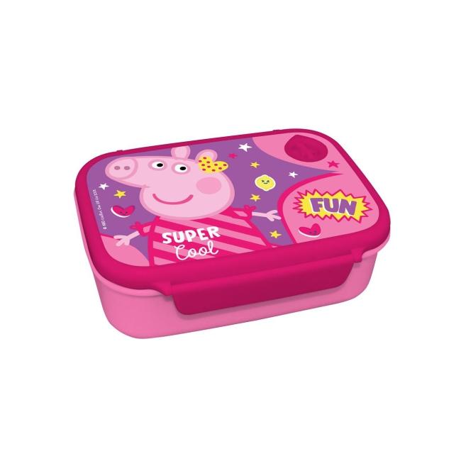 Peppa malac uzsonnás doboz 18×13×6 cm