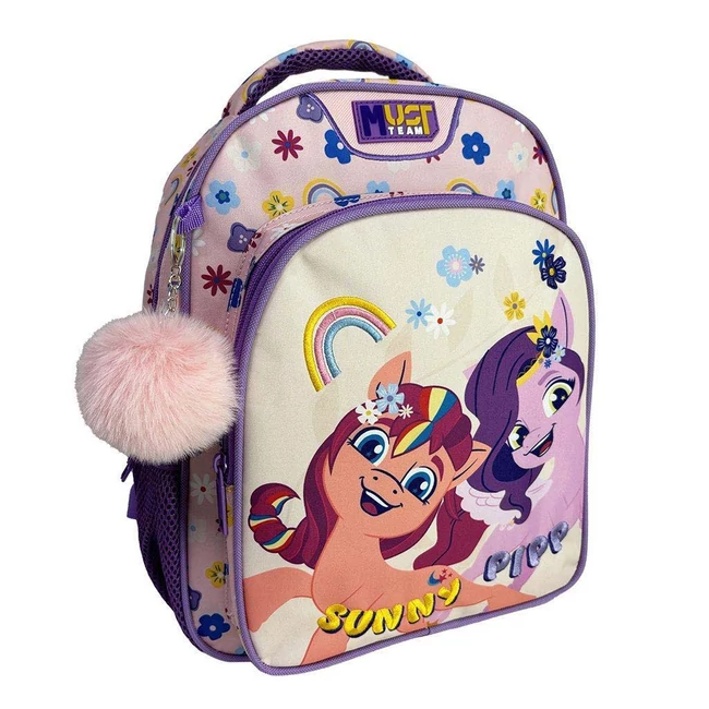 Luna: Must Team Én kicsi pónim lekerekített 2 rekeszes hátizsák 27×10×31 cm