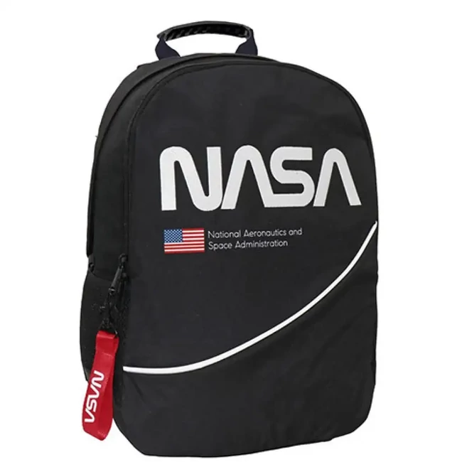 NASA 2 rekeszes iskolatáska, hátizsák 33×16×45 cm