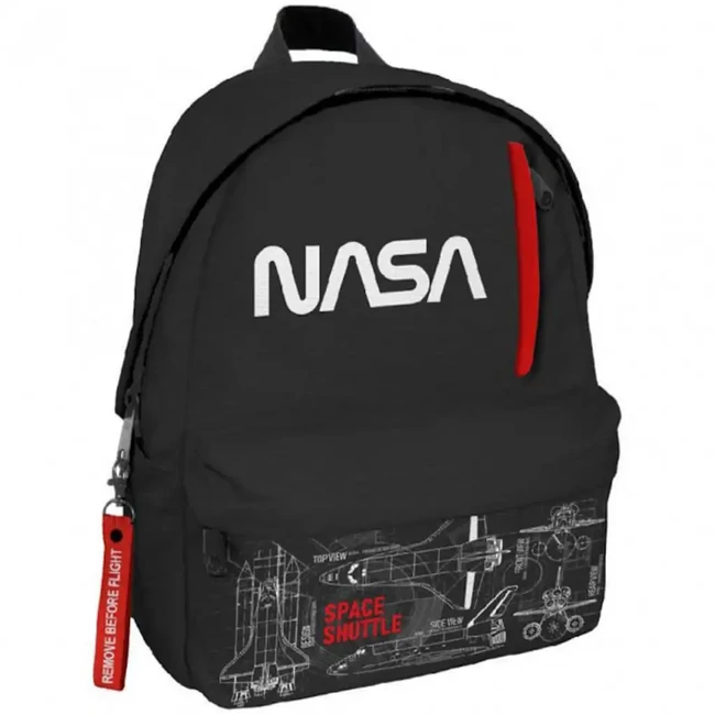 Luna: Must Team NASA Space Shuttle iskolatáska, hátizsák – 1 rekeszes, 32×17×42 cm