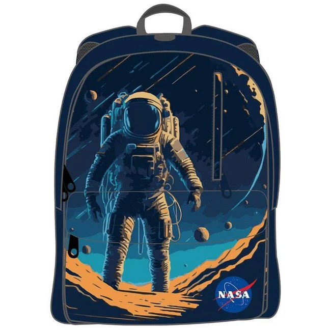 Luna: Must Team NASA lekerekített házitsák 32×17×42 cm