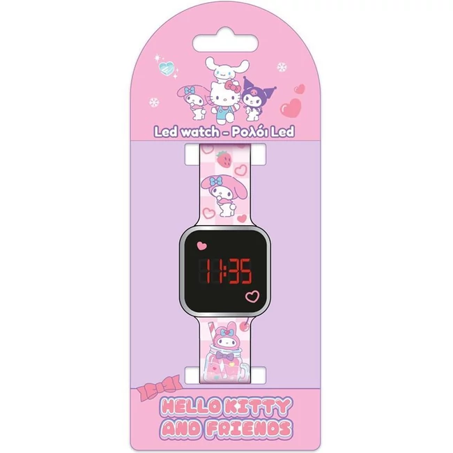 Luna: Hello Kitty My Melody LED-es karóra