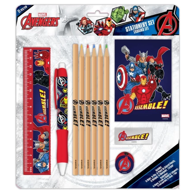 Marvel Bosszúállók 11 db-os írószer szett