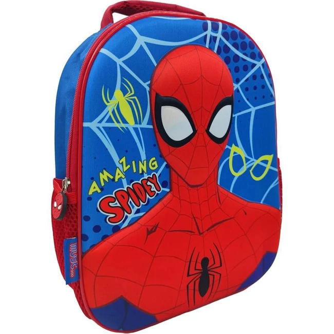 Csodás Pókember 3D lekerekített iskolatáska, hátizsák 26×10×32 cm